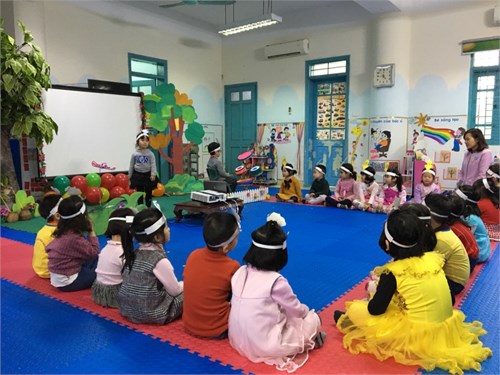 Trường mầm non Hoa Mai tổ chức chuyên đề phát triển thẩm mỹ cho trẻ 